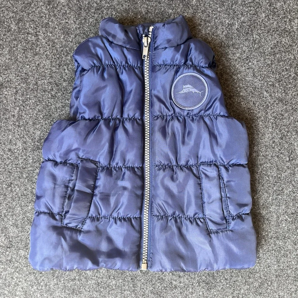 Tommy Bahama Boys 12‎ month winter Puffer Vest Jacket Blue